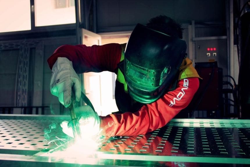 Illustrative photo, Metal fabrication